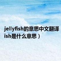 jellyfish的意思中文翻译(jellyfish是什么意思)