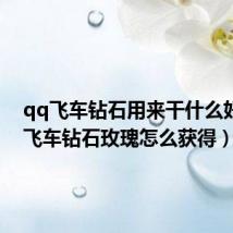 qq飞车钻石用来干什么好(qq飞车钻石玫瑰怎么获得)