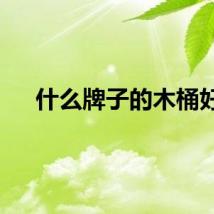什么牌子的木桶好