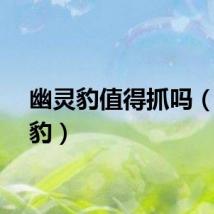 幽灵豹值得抓吗（幽灵豹）