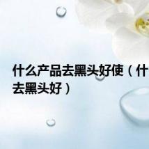 什么产品去黑头好使(什么产品去黑头好)