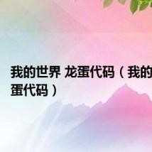 我的世界 龙蛋代码(我的世界龙蛋代码)