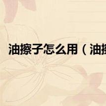 油擦子怎么用（油擦）