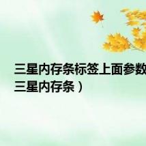 三星内存条标签上面参数详解(三星内存条)