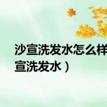 沙宣洗发水怎么样（沙宣洗发水）