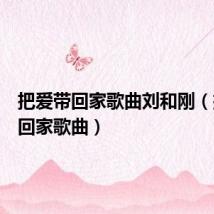 把爱带回家歌曲刘和刚(把爱带回家歌曲)