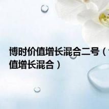 博时价值增长混合二号(博时价值增长混合)