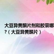 大豆异黄酮片剂和胶囊哪种更好?(大豆异黄酮片)