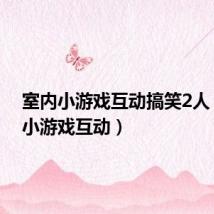 室内小游戏互动搞笑2人(室内小游戏互动)
