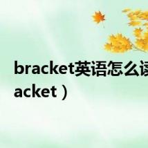 bracket英语怎么读(bracket)