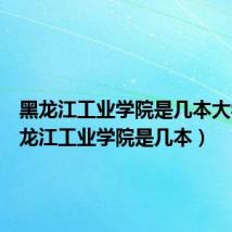 黑龙江工业学院是几本大学(黑龙江工业学院是几本)