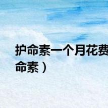 护命素一个月花费（护命素）