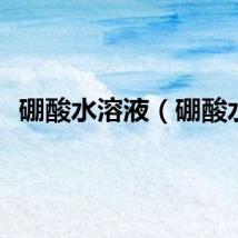 硼酸水溶液（硼酸水）