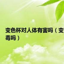 变色杯对人体有害吗（变色杯有毒吗）