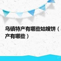 乌镇特产有哪些姑嫂饼(乌镇特产有哪些)