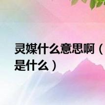 灵媒什么意思啊（灵媒是什么）