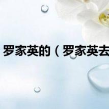 罗家英的（罗家英去世）