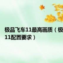 极品飞车11最高画质(极品飞车11配置要求)