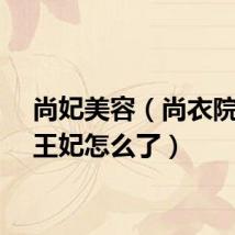 尚妃美容（尚衣院结局王妃怎么了）