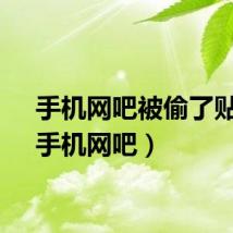 手机网吧被偷了贴吧（手机网吧）