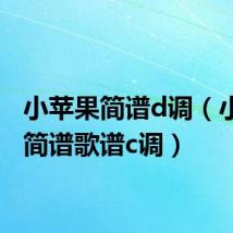 小苹果简谱d调(小苹果简谱歌谱c调)