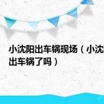 小沈阳出车锅现场(小沈阳真的出车锅了吗)