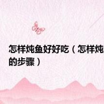 怎样炖鱼好好吃(怎样炖鱼好吃的步骤)
