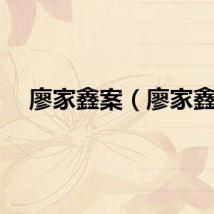 廖家鑫案（廖家鑫）