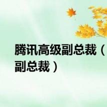 腾讯高级副总裁（高级副总裁）