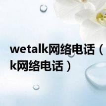 wetalk网络电话(19talk网络电话)