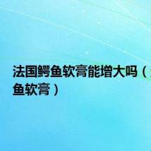 法国鳄鱼软膏能增大吗(法国鳄鱼软膏)