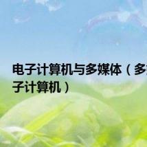 电子计算机与多媒体(多媒体电子计算机)