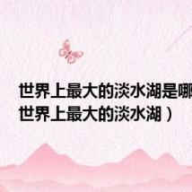 世界上最大的淡水湖是哪个湖(世界上最大的淡水湖)