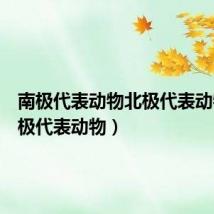 南极代表动物北极代表动物(南极代表动物)