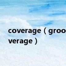 coverage(groovecoverage)