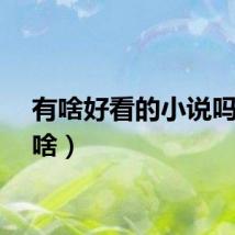 有啥好看的小说吗（有啥）