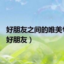 好朋友之间的唯美句子（好朋友）