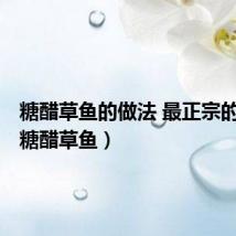 糖醋草鱼的做法 最正宗的做法(糖醋草鱼)