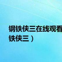 钢铁侠三在线观看（钢铁侠三）