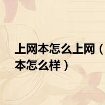 上网本怎么上网（上网本怎么样）