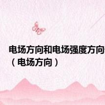 电场方向和电场强度方向一样吗(电场方向)
