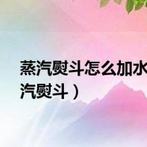 蒸汽熨斗怎么加水（蒸汽熨斗）
