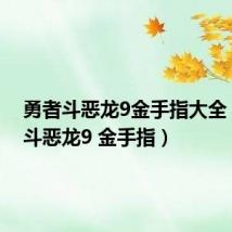 勇者斗恶龙9金手指大全(勇者斗恶龙9 金手指)