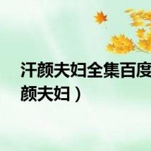 汗颜夫妇全集百度（汗颜夫妇）