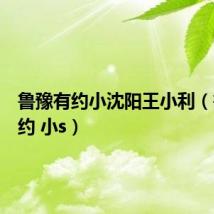 鲁豫有约小沈阳王小利(鲁豫有约 小s)