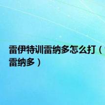 雷伊特训雷纳多怎么打(雷伊打雷纳多)