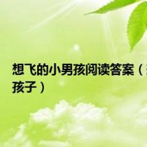 想飞的小男孩阅读答案(想飞的孩子)