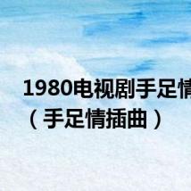 1980电视剧手足情插曲(手足情插曲)