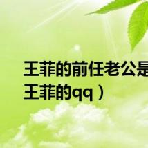 王菲的前任老公是谁（王菲的qq）