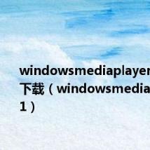 windowsmediaplayer11 32位下载(windowsmediaplayer11)